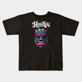 Hawaiian tiki design Kids T-Shirt